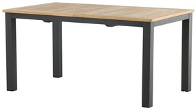 Τραπέζι εξωτερικού χώρου Dallas 2845, Ξύλο, 76x90cm, Καφέ, Μαύρο, Μέταλλο, Ξύλο: Ξύλο Teak | Epipla1.gr