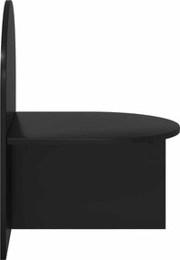 vidaXL Κομοδίνο 2 τμχ. Μαύρη Δρυς 48 x 49 x 65 εκ.