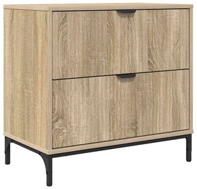 vidaXL Κομοδίνο Sonoma Δρυς 63.5 x 36 x 61 εκ Επεξεργασμένο ξύλο