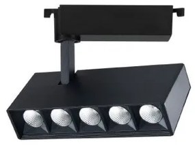 Σποτ Φωτιστικό Μονοφασικής Ράγας 20W IP20 3CCT Inlight-T1-05800-Black-Μαύρο T1-05800-Black
