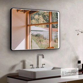 Luminor Cob Light 100x70 Black Matt - Καθρεφτης Μπανιου Φωτιζομενος Led