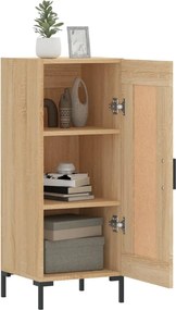 vidaXL Ντουλάπι Sonoma Δρυς 34,5x34x90 εκ. από Επεξεργασμένο Ξύλο