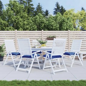 vidaXL Μαξιλάρια Παλέτας Κήπου 6 τεμ. Μπλε 50x50x7 εκ. Oxford Ύφασμα