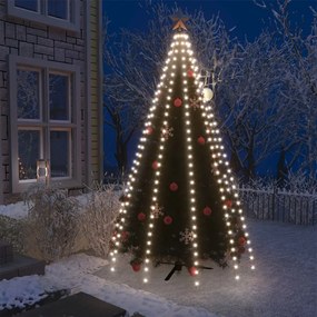 Χριστουγεννιάτικα Λαμπάκια Χταπόδι 250 LED Ψυχρό Λευκό 250 εκ. - Λευκό