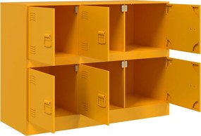 vidaXL Ντουλάπι Μουσταρδί 99x39x73 εκ. από Ατσάλι