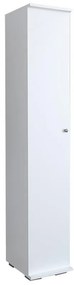 Ντουλάπι-στήλη Juan λευκό 30x35x177εκ 30x35x177 εκ.