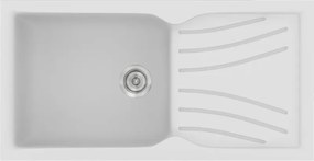 Sanitec Classic 324 (100×50) - Γρανιτένιος νεροχύτης - White