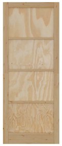 vidaXL Εσωτερική Πόρτα ORKDAL Καφέ 83 x 232 εκ. Κόντρα πλακέ