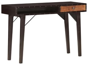 Τραπέζι Κονσόλα 118 x 35 x 76 εκ. από Μασίφ Ανακυκλωμένο Ξύλο - Μαύρο