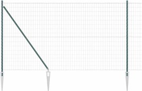vidaXL Συρματόπλεγμα με ακίδες 10 x 1,5 μ (Π x Υ)