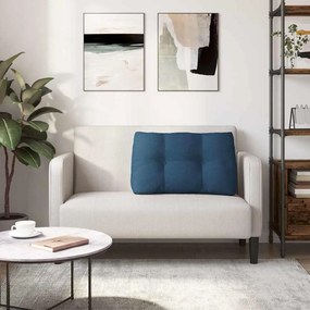 vidaXL Μαξιλάρι Πλάτης Μπλε 80 x 24 x 50 εκ ύφασμα
