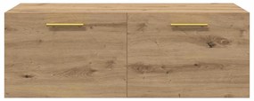 vidaXL Ντουλάπα Τοίχου Επιτοίχιο artisan δρυς 100 x 36.5 x 35 cm