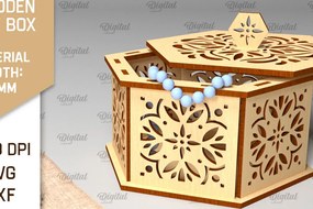 Σετ των 2 Intra απο ξύλο plywood Χρώμα wenge 3mm-4mm πάχος - Διακοσμητικό Ξύλινο Κουτί Δώρου Κοπή Laser Δίασταση 15x15 cm INTRAFABR-114206312