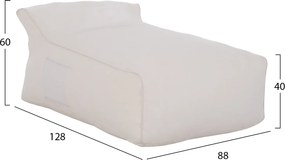 ΠΟΥΦ ZAFER HM5772.11 ΜΕ TEXTILENE 600gr/m2 2X1 ΛΕΥΚΟ 88x128x60Υεκ