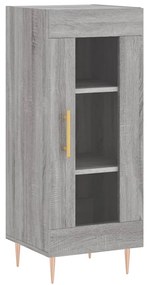 vidaXL Ντουλάπι Γκρι Sonoma 34,5x34x90 εκ. από Επεξεργασμένο Ξύλο