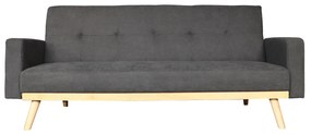 Καναπές Κρεβάτι Τριθέσιος ArteLibre NETO Γκρι 199x95x87cm