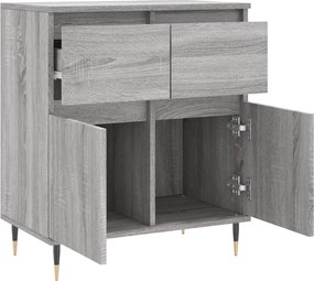 vidaXL Ντουλάπι Γκρι Sonoma 60x35x70 εκ. από Επεξεργασμένο Ξύλο
