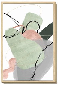 Πίνακας Σε Κορνίζα ArteLibre "Abstract" Καμβάς 60x90x4cm-14690012