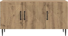 vidaXL Ντουλάπι TV 99 x 34,5 x 50 εκ. Artisan Δρυς Επεξεργασμένο Ξύλο