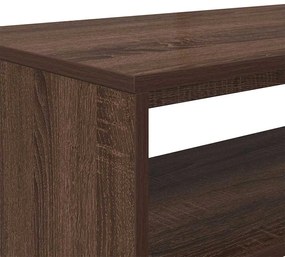 Ντουλάπι τηλεόρασης καφέ δρυς 60x40x40 cm Ξύλινη κατασκευή - Καφέ