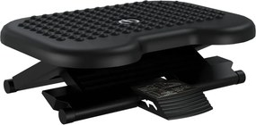 vidaXL Υποπόδιο Μαύρο 46 x 34,5 x 11 εκ.