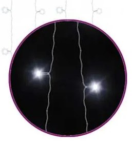 vidaXL Κουρτίνα LED Φωτάκια 300 LED Ψυχρό Λευκό 3 x 3 μ. 8 Λειτουργίες
