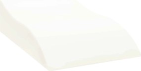 vidaXL Μαξιλάρι Ποδιών Λευκό 68 x 40 x 18 εκ. PU Αφρός