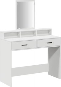 vidaXL Τραπέζι περιποίησης Λευκό 100 x 41 x 140 εκ. Επεξεργασμένο ξύλο
