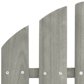 vidaXL Πολυθρόνα Κουνιστή Κήπου Γκρι Ξύλινη