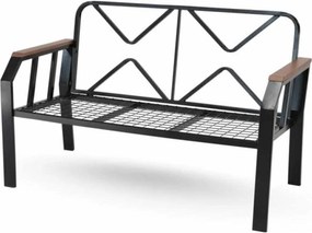 Σετ Κήπου Κρεμ / Μαύρο GREFER 120x58x78