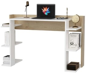 Γραφείο Cinar 875ZNA4631 122,7x45x77cm White-Oak