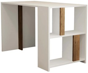 Γραφείο Lima 845HCT3836 120x60x75,4cm White-Walnut
