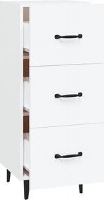 vidaXL Ντουλάπι Λευκό 34,5 x 34 x 90 εκ. από Επεξεργασμένο Ξύλο