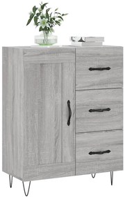 vidaXL Ντουλάπι Γκρι Sonoma 69,5 x 34 x 90 εκ. από Επεξεργασμένο Ξύλο