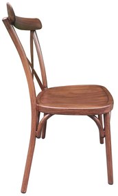 Καρέκλα Κήπου CHAD Μπαμπού Αλουμίνιο 44x52x87cm - 14840061