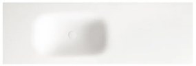 KARAG SPACE 135 Νιπτήρας Επίπλου Λευκό Ομοιογενές 135x46x16cm