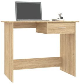 vidaXL Γραφείο Χρώμα Sonoma Δρυς 100 x 50 x 76 εκ. από Επεξ. Ξύλο