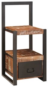 vidaXL Βάση Ρούχων Πολύχρωμο 40 x 40 x 90 cm Μασίφ ανακυκλωμένο ξύλο