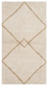 Πατάκι Μπάνιου Veda 12 Beige Kentia 50 X 80 100% Βαμβάκι
