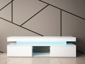 Έπιπλο τηλεόρασης Glossa 2D 190 με LED-Leuko Gualistero