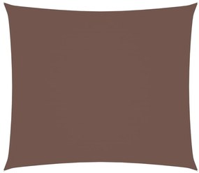vidaXL Πανί Σκίασης Ορθογώνιο Καφέ 2,5 x 3 μ. από Ύφασμα Oxford