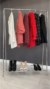 Stewehome Επιδαπέδιος κρεμάστρα ρούχων με οβάλ χρυστό πλαίσιο για μπουτίκ ρούχα