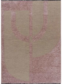 ΧΑΛΙ RYE BEIGE PINK Μπεζ 160 x 230 εκ. MADI