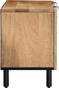 vidaXL Ντουλάπι τηλεόρασης καφέ 105x33x46 cm από μασίφ ξύλο Mango