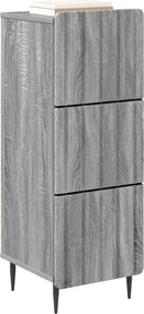 vidaXL Ντουλάπι με Συρτάρια 33 x 34,5 x 92 εκ. Επεξεργασμένο Ξύλο