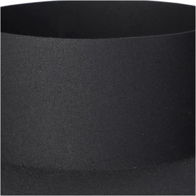 Βάζο ArteLibre Μαύρο Μέταλλο 20x20x27cm