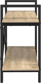 vidaXL Ράφι Βιβλίων Δρύς Sonoma 100 x 33,5 x 64 εκ Επεξεργασμένο ξύλο