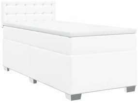 ΚΡΕΒΑΤΙ BOXSPRING ΜΕ ΣΤΡΩΜΑ ΛΕΥΚΟ 100X200ΕΚ.ΑΠΟ ΣΥΝΘΕΤΙΚΟ ΔΕΡΜΑ 3286109