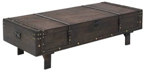 vidaXL Τραπεζάκι Σαλονιού σε Vintage Στιλ 120 x 55 x 35 εκ. Μασίφ Ξύλο