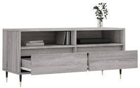 vidaXL Έπιπλο Τηλεόρασης Γκρι Sonoma 100x34,5x44,5 εκ. Επεξεργ. Ξύλο